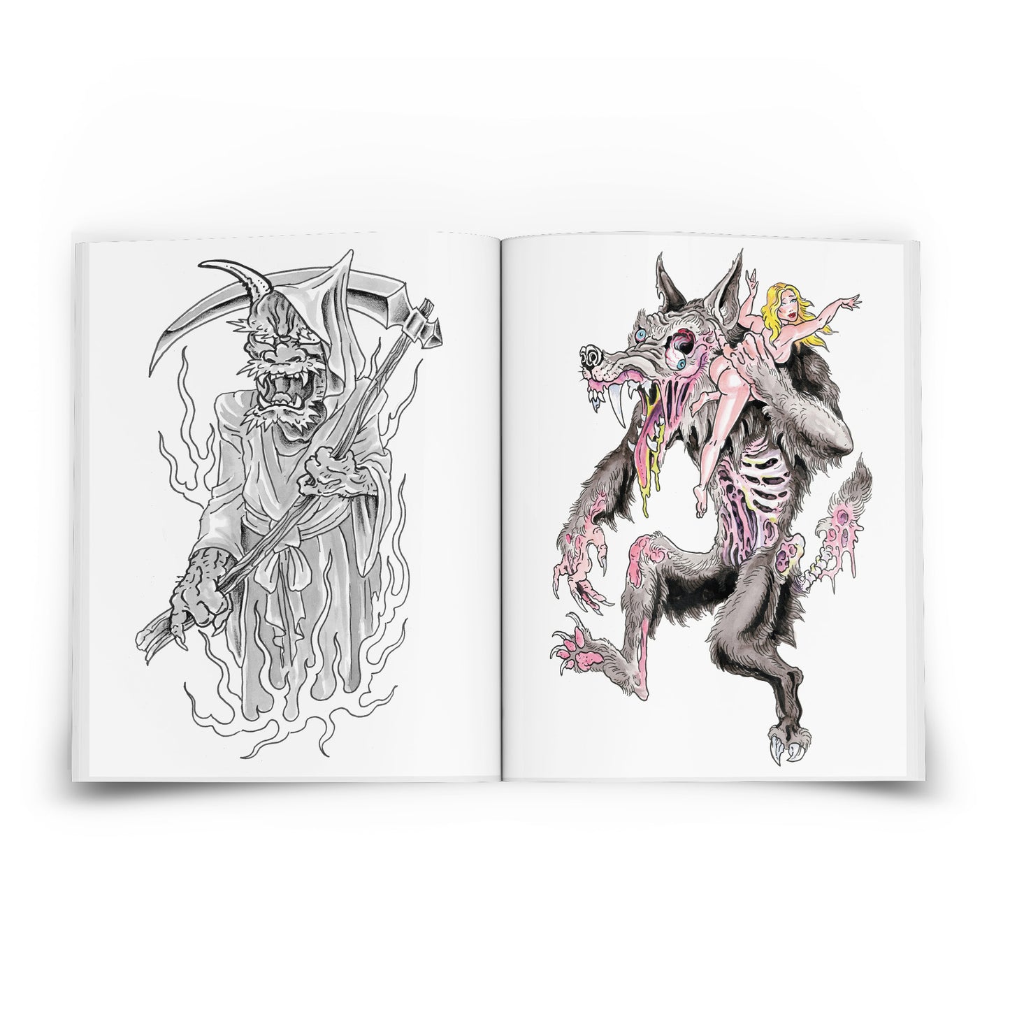 Tim Lehi - Reapers & Wolves Book - Limited Edition Hardcover