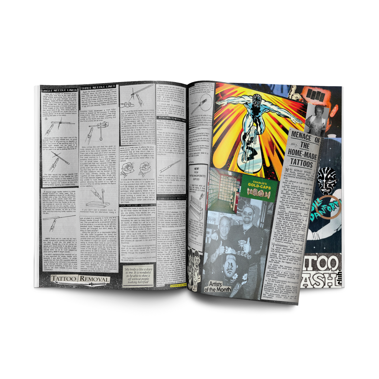 Tattoo Fiend Fanzine + T-Shirt Combo
