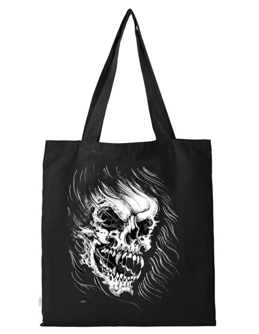 Tribal "Paul Jeffries" Skull Design Tote