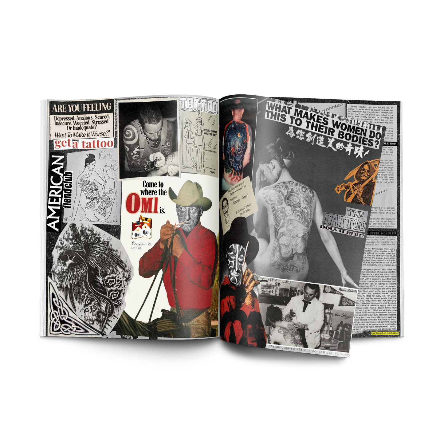 Tattoo Fiend Fanzine + T-Shirt Combo