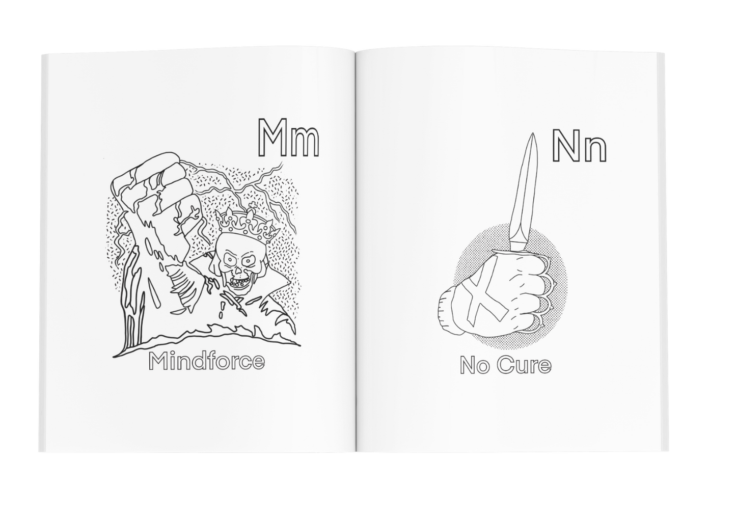 NEW Hardcore Coloring Book