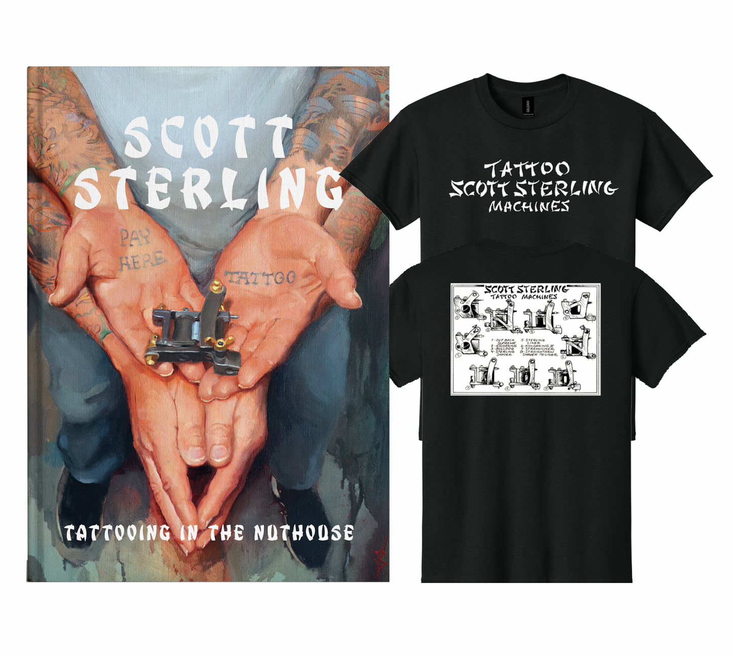 Scott Sterling - Book & TSHIRT Combo